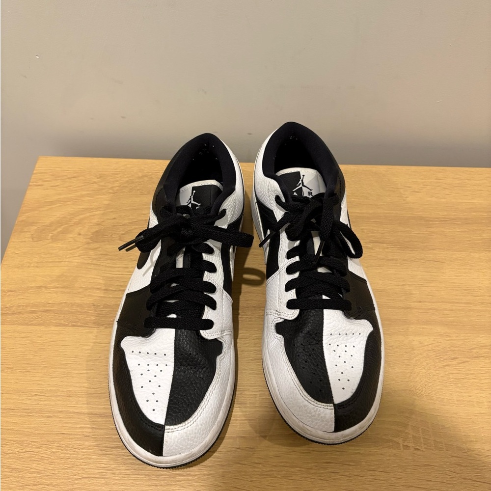 Air Jordan Low Top Sneakers in Black and White